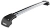 thule aeroblade edge crossbar - fixed points or flush rails aluminum silver 38-1/4 inch long