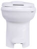 standard height round thetford aqua-magic style plus rv toilet - bowl white ceramic