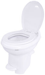 Thetford Aqua-Magic Style Plus RV Toilet - Standard Height - Round Bowl - White Ceramic - TH76FR