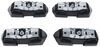 thule roof rack complete systems wingbar evo for fixed mounting points - aluminum black qty 2