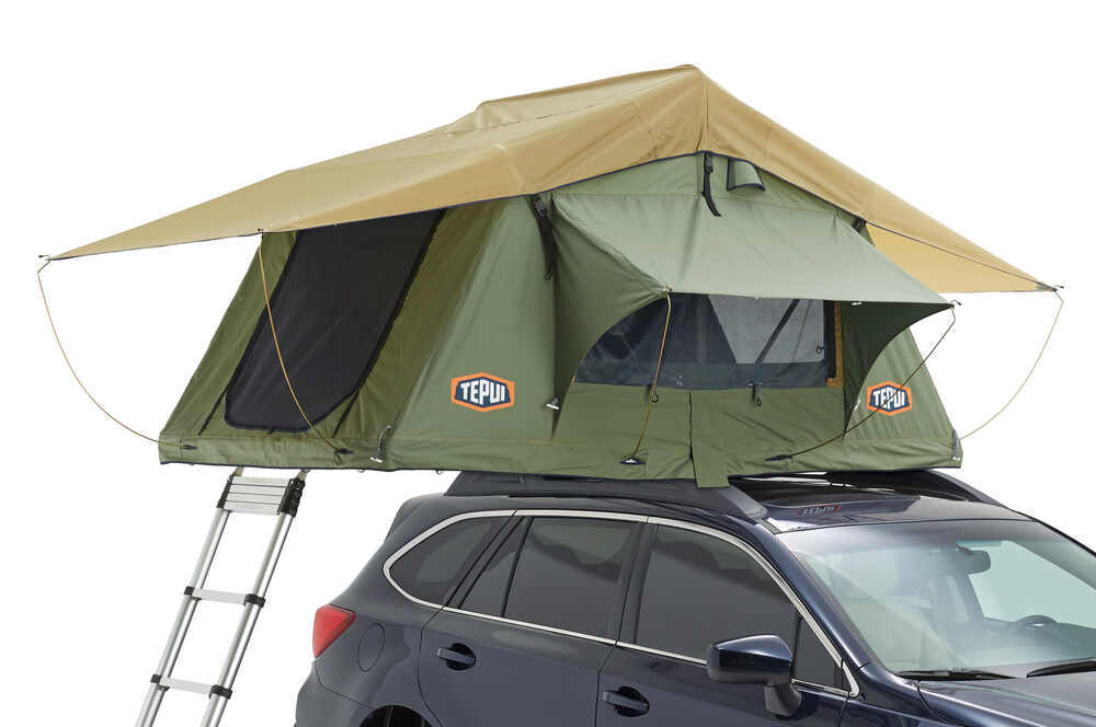 Thule Tepui Rooftop Tent - 3 Person - 600 lbs - Olive Green Thule Tents TH8001KSK05