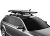 0  paddle board aero bars factory round square elliptical thule sup taxi xt stand-up paddleboard carrier - roof mount 2 boards