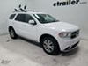 2015 dodge durango  kayak clamp on thule hull-a-port roof rack w/ tie-downs - j-style fixed