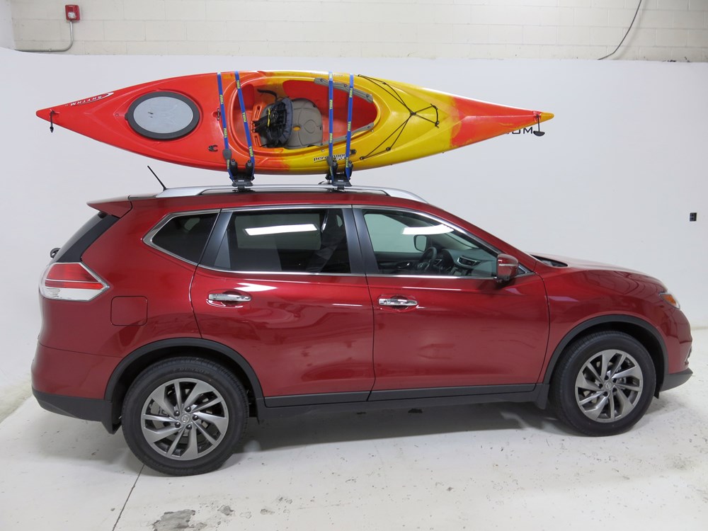 Nissan Rogue Thule Hull-A-Port Kayak Roof Rack w/ Tie-Downs - J-Style ...