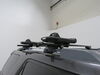 2012 toyota 4runner  kayak roof mount carrier thule hull-a-port aero rack for squarebars w/ tie-downs - j-style folding clamp on