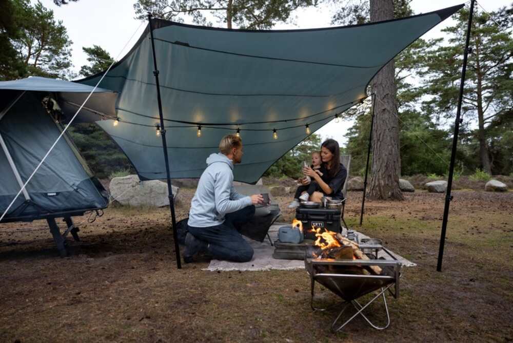 【メーカー直売】 Shelter Outdoor Portable Tarp StarSet Thule - 3/4 14' ライト・ランタン