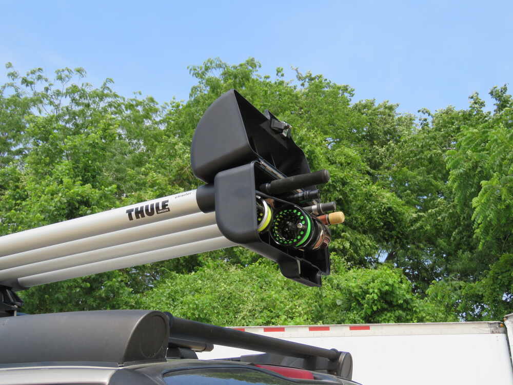 Thule Rod Vault 4 Rooftop Fly Rod Carrier - Locking - 4 Fly Rods Thule  Fishing Rod Holders TH87YV