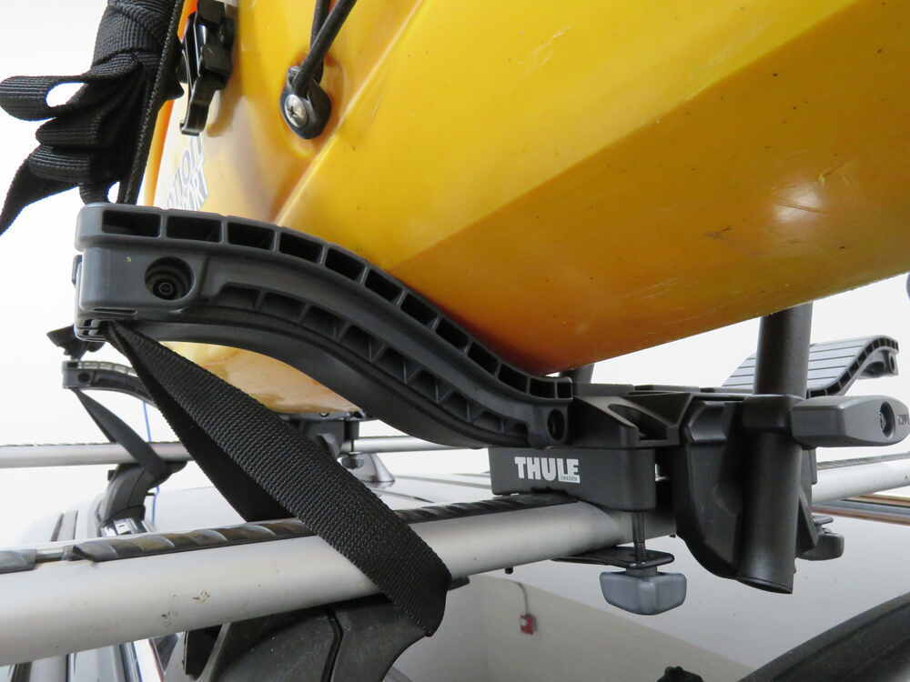 Thule Compass Kayak Roof Rack w/ Tie-Downs - J-Style - Folding - Clamp ...