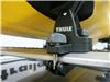 0  kayak clamp on thule dockglide carrier with tie-downs - saddle style rear loading universal mount