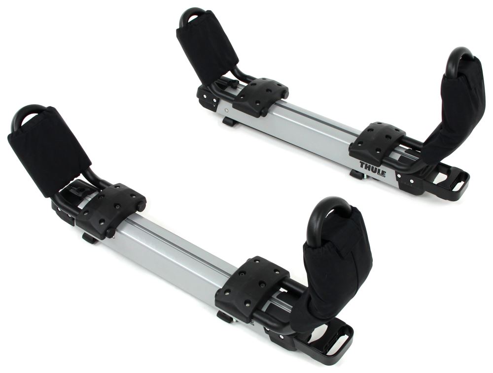 Thule Hullavator Pro Kayak Roof Rack and Lift Assist w/ Tie-Downs - Saddle Style - Universal Mount - TH898