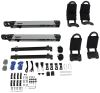 thule watersport carriers kayak track mount clamp on hullavator pro carrier and lift assist with tie-downs - side loading