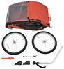 single function trailer 2 child capacity thule cadence bike - red