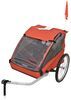single function trailer 100 lbs thule cadence bike - 2 child red