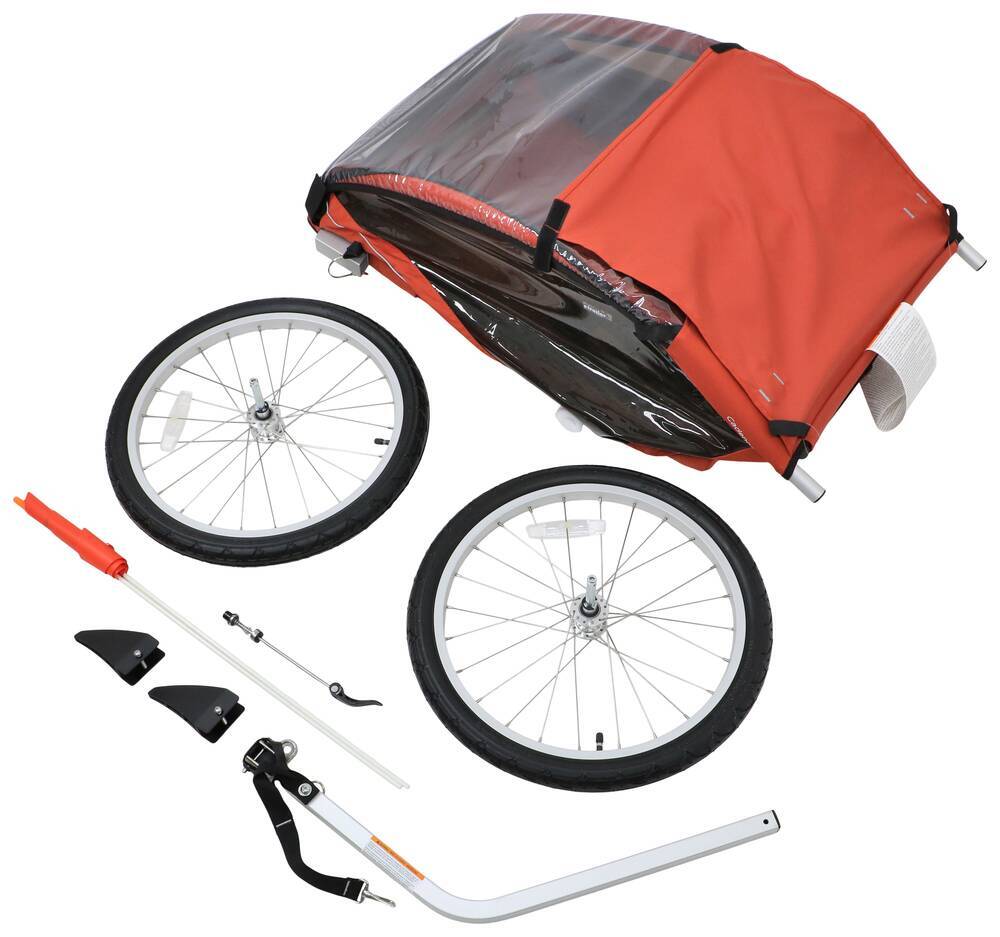 Thule Cadence Bike Trailer 2 Child Red Thule Bike Trailer For