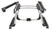 hitch rack fixed thule tram ski and snowboard carrier adapter for bike racks - 6 pairs of skis or 4 boards