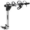 hanging rack folding tilt-away thule helium pro bike for 3 bikes - 1-1/4 inch and 2 hitches tilting