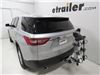 2019 chevrolet traverse  hanging rack fits 1-1/4 inch hitch 2 and thule helium pro bike for 3 bikes - hitches tilting
