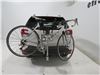 2019 subaru forester  tilt-away rack fold-up 3 bikes in use