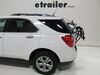 2013 chevrolet equinox  frame mount - anti-sway adjustable arms thule passage trunk bike rack for 2 bikes hanging style