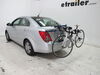 2014 chevrolet sonic  frame mount - anti-sway thule passage trunk bike rack for 2 bikes hanging style