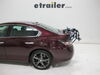 2014 nissan maxima  frame mount - anti-sway thule passage trunk bike rack for 2 bikes hanging style
