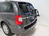 2016 chrysler town and country  frame mount - anti-sway thule passage trunk bike rack for 2 bikes hanging style
