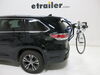 2016 toyota highlander  frame mount - anti-sway adjustable arms thule passage trunk bike rack for 2 bikes hanging style