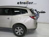 2017 chevrolet traverse  frame mount - anti-sway 2 bikes thule passage trunk bike rack for hanging style