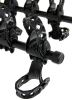 hanging rack 4 bikes thule hitching post pro - folding tilting bike w anti-sway 1-1/4 inch and 2 hitches