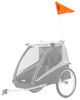 0  bike trailer for kids replacement safety flag thule trailers - version 1