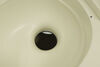 standard height plastic thetford aqua-magic vi rv toilet - round bowl parchment polypropylene