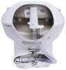 low height fixed mount thetford aqua-magic style plus rv toilet - profile round bowl white ceramic
