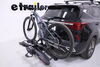 2023 kia seltos  folding rack tilt-away 2 bikes in use