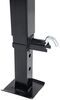 etrailer trailer jack car hauler enclosed 5th wheel gooseneck utility weld-on square 2-speed w/ crank - drop leg spring return sidewind 25-7/8 inch lift 10k