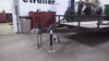 0  car hauler enclosed trailer utility sidewind jack swivel round pipe mount w/ footplate - weld on 14-7/8 inch travel 2k