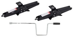 Scissor Stabilizer Jacks w/ Handle - 18-3/4" Lift - 5,000 lbs - Qty 2 - TJSCHD-24