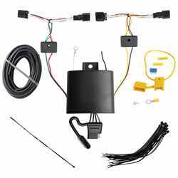 T-One Vehicle Wiring Harness with 4-Pole Flat Trailer Connector