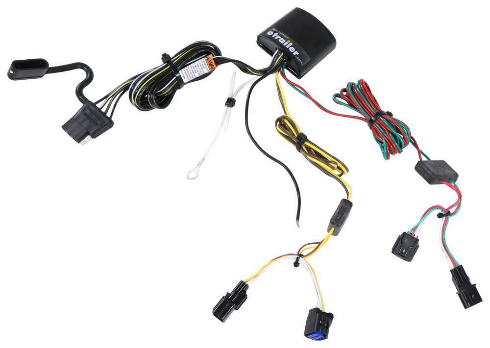 Trailer Wiring Harness Kit For 14-20 KIA Sorento w/ I4 Engine Plug & Play T-One 