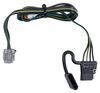 trailer hitch wiring no converter t-one vehicle harness with 4-pole flat connector