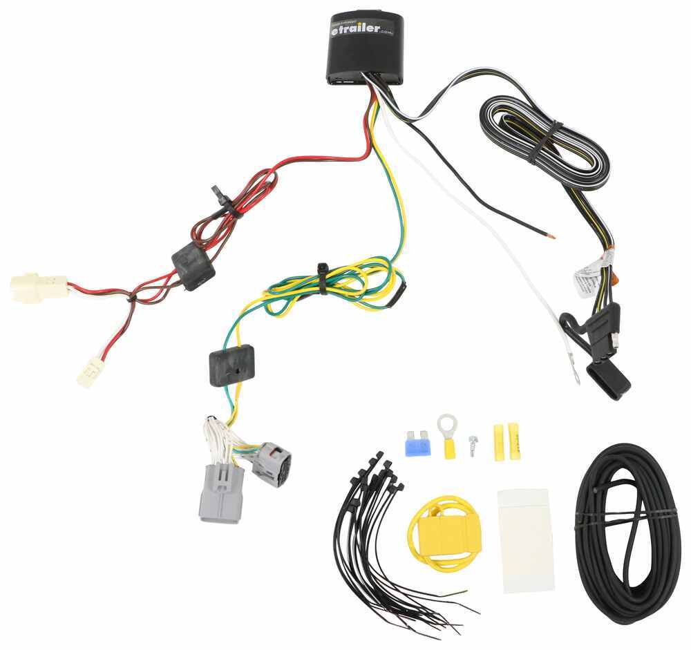 T-one Vehicle Wiring Harness With 4-pole Flat Trailer Connector 