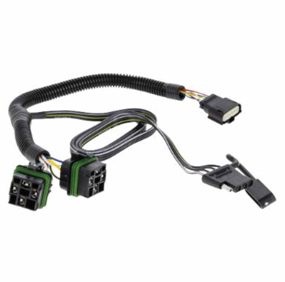 T One Vehicle Wiring Harness For Factory Tow Package 4 Pole Flat Trailer Connector Tekonsha 5900