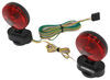 Heavy Duty Magnetic Tow Lights - 20' Wiring Harness with 4-Way Flat Trailer Connector 20 Foot Long Harness TL21RK