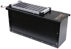 TorkLift PowerArmor Solar Locking Battery Box - 6V and 12V Batteries - Diamond Plate Aluminum - TLA7708RS