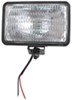 optronics work lights trapezoid beam utility light - incandescent rectangle clear lens