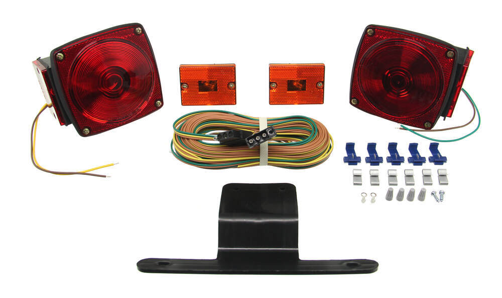 Lighting Technologies LT444 Submersible Light Kit-Trailers Over and Under 80-Inches Wide-Red 