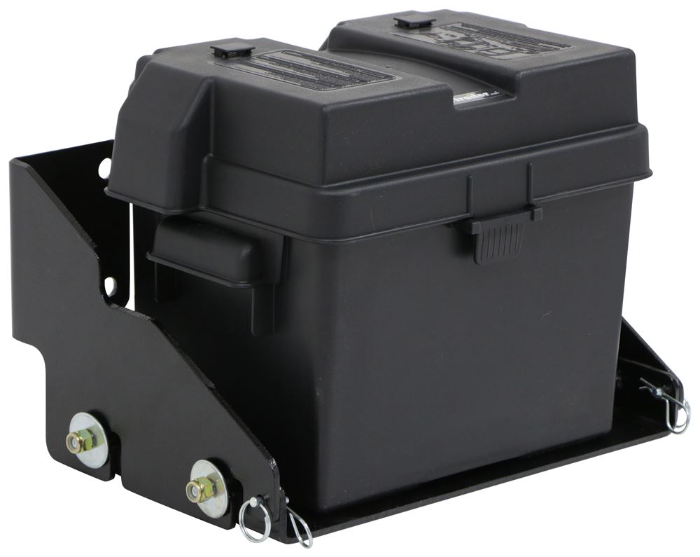 dual battery box for trailer tongue