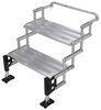 truck camper pull-out step torklift glowstep scissor steps w/ landing gear - 2 20 inch wide 375 lbs