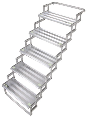 TorkLift GlowStep Camper Scissor Steps - 5 Steps - Aluminum - 20