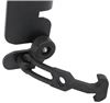 rv and camper steps mounting hardware torklift glowstep stow n' go bracket for truck bed campers - black