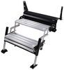 towable camper fold-down step torklift glowstep revolution uprising steps w/ booster - 2 28 inch base 375 lbs